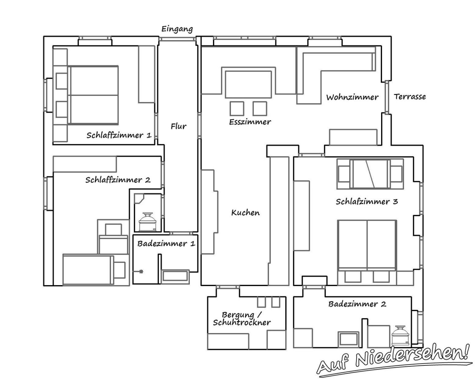 Ferienwohnung Auf Niedersehen - 8 Personen - Kitzbuehler Alpen - Hoehe Tauern Np Hollersbach im Pinzgau Exterior photo